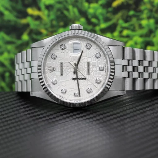 Well Made Replica Rolex Datejust 16234 Caliber 3135 Automatic Movement 36mm Steel Case Mens/unisex Watch