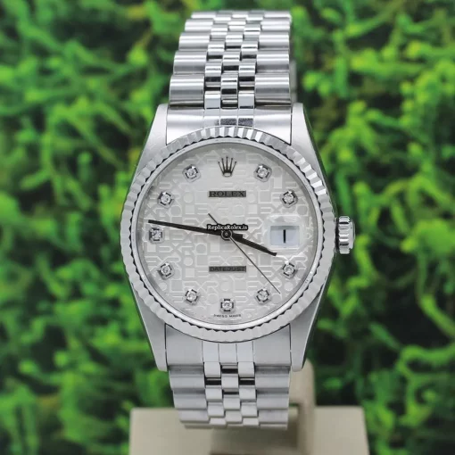 Well Made Replica Rolex Datejust 16234 Caliber 3135 Automatic Movement 36mm Steel Case Mens/unisex Watch - Image 2