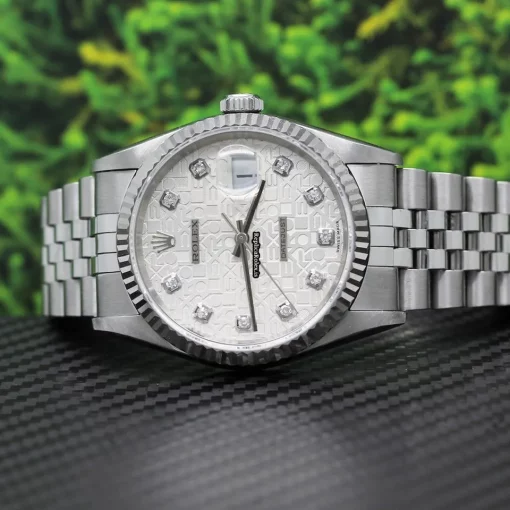Well Made Replica Rolex Datejust 16234 Caliber 3135 Automatic Movement 36mm Steel Case Mens/unisex Watch - Image 3
