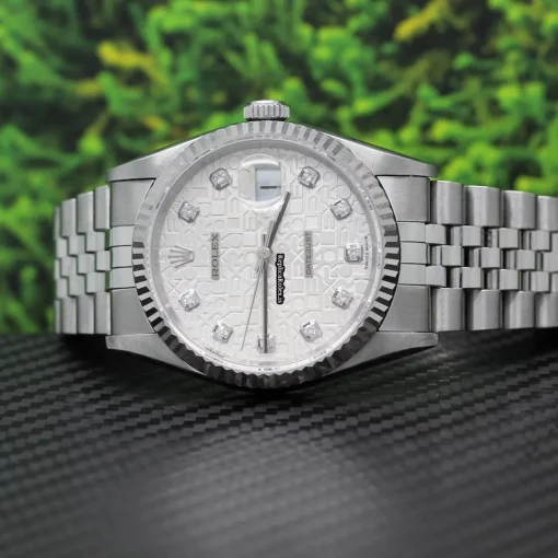 Well Made Replica Rolex Datejust 16234 Caliber 3135 Automatic Movement 36mm Steel Case Mens/unisex Watch - Image 4