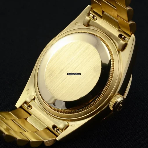 Superb Replica Rolex Day-date 18138 Caliber 3055 Automatic Movement 36mm Yellow Gold Case Mens/unisex Watch - Image 10