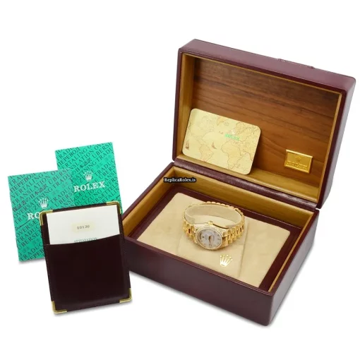 Superb Replica Rolex Day-date 18138 Caliber 3055 Automatic Movement 36mm Yellow Gold Case Mens/unisex Watch - Image 5