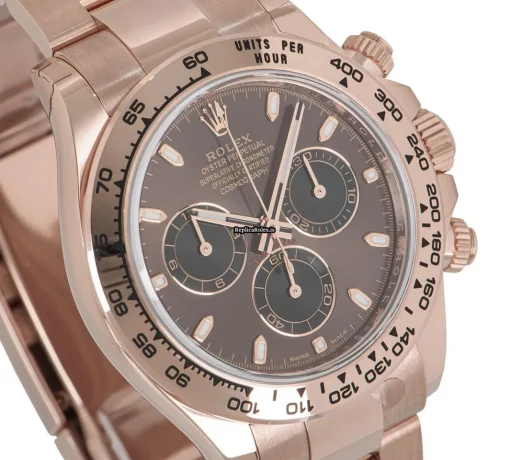 Great Copies Rolex Daytona 116505-0013 Caliber 4130 Automatic Movement 40mm Rose Gold Case Mens/unisex Watch - Image 4