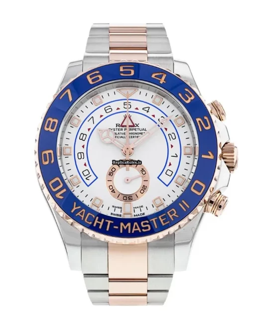 Excellent Replica Rolex Yacht-master II 116681 Caliber 4161 Automatic Movement 44mm Gold/steel Case Mens/unisex Watch