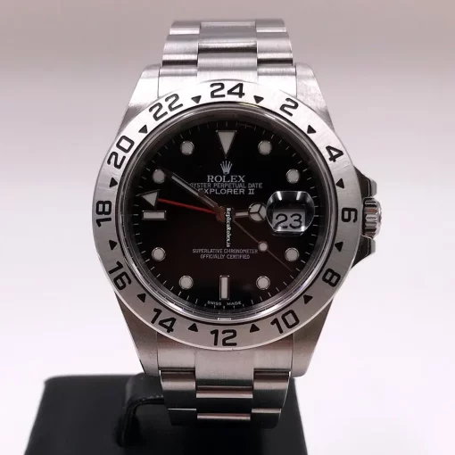 Exquisite Replica Rolex Explorer II 16570 Caliber 3185 Automatic Movement 40mm Steel Case Mens/unisex Watch