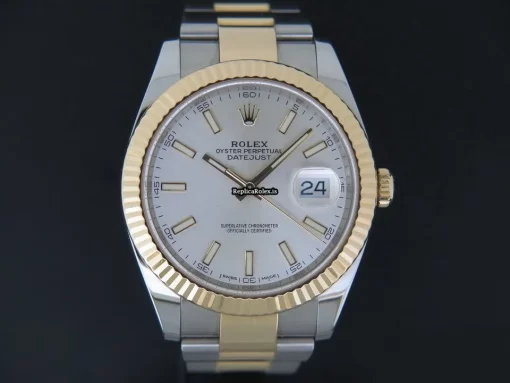 Offering Replica Rolex Datejust 126333 Automatic Movement 41mm Gold/steel Case Mens/unisex Watch - Image 3