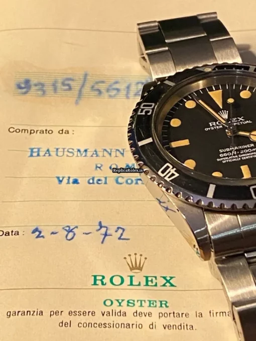 Design Fake Rolex Submariner 5512 Caliber 1530 Automatic Movement 40x47mm Steel Case Mens/unisex Watch - Image 10