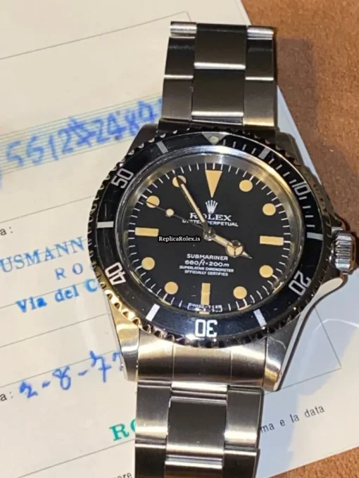 Design Fake Rolex Submariner 5512 Caliber 1530 Automatic Movement 40x47mm Steel Case Mens/unisex Watch - Image 11