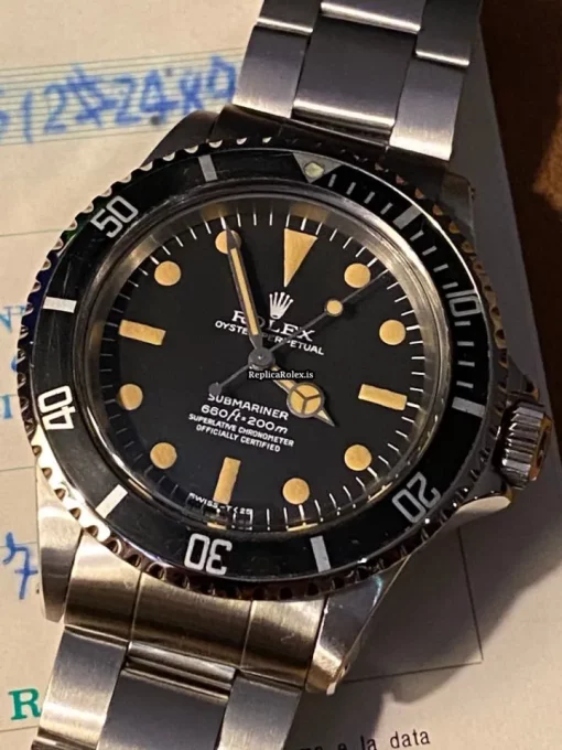 Design Fake Rolex Submariner 5512 Caliber 1530 Automatic Movement 40x47mm Steel Case Mens/unisex Watch - Image 3
