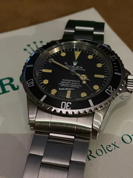 Design Fake Rolex Submariner 5512 Caliber 1530 Automatic Movement 40x47mm Steel Case Mens/unisex Watch - Image 5
