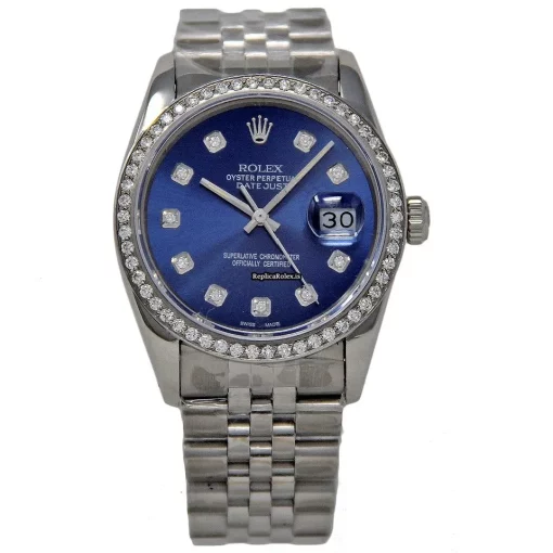 Top Fake Rolex Datejust 16014 Automatic Movement 36mm Steel Case Womens Watch - Image 2