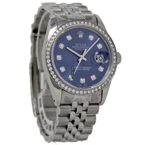 Top Fake Rolex Datejust 16014 Automatic Movement 36mm Steel Case Womens Watch - Image 5