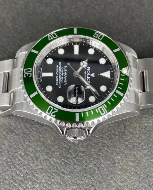 Defect Clone Rolex Submariner Date 16610lv Caliber 3135 Automatic Movement 40mm Steel Case Mens/unisex Watch - Image 8