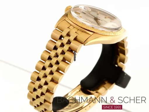 Superior Fake Rolex Datejust 1601 Cosc Automatic Movement 36mm Yellow Gold Case Mens/unisex Watch - Image 5