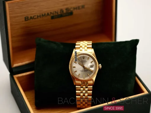 Superior Fake Rolex Datejust 1601 Cosc Automatic Movement 36mm Yellow Gold Case Mens/unisex Watch - Image 8