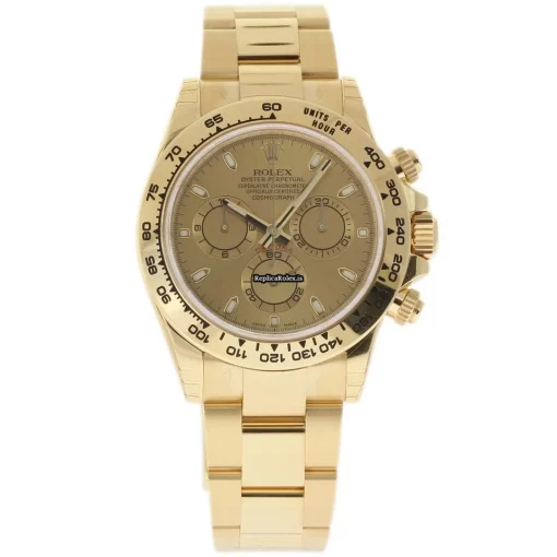 Special Replica Rolex Daytona 116508 Caliber 4130 Automatic Movement 40mm Yellow Gold Case Mens/unisex Watch - Image 2