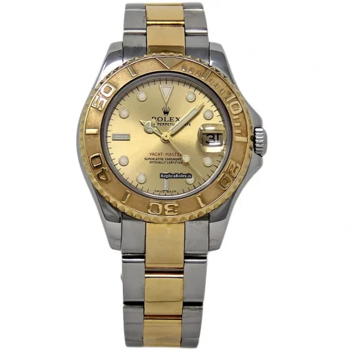 Appealing Replica Rolex Yacht-master 68623 Caliber 2135 Automatic Movement 35mm Steel Case Womens Watch - Image 3