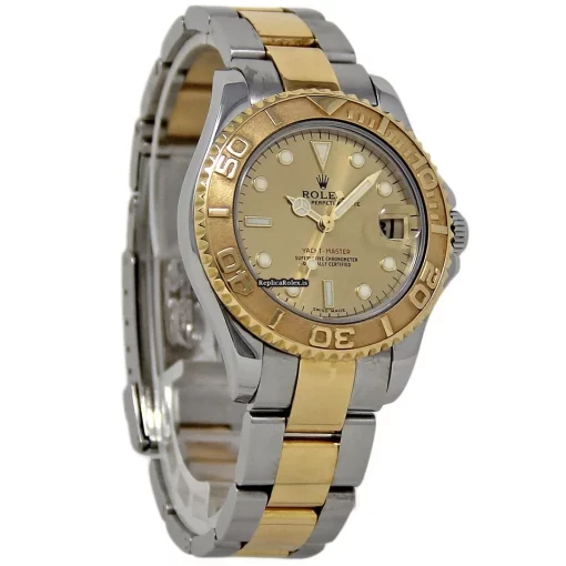 Appealing Replica Rolex Yacht-master 68623 Caliber 2135 Automatic Movement 35mm Steel Case Womens Watch - Image 5