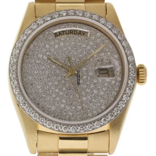 Reliable Replica Rolex Day-date 36 18038 Automatic Movement 36mm Yellow Gold Case Mens/unisex Watch