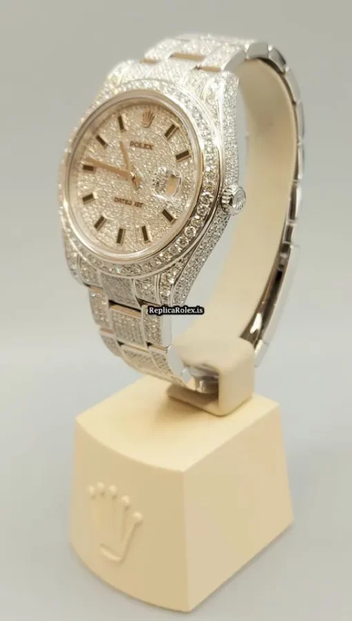 High Quality Replica Rolex Datejust II 116300 Caliber 3136 Automatic Movement 41mm Steel Case Mens/unisex Watch - Image 5