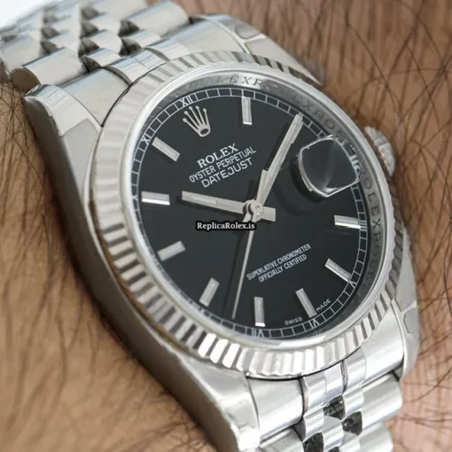Great Replica Rolex Datejust 116234 Automatic Movement 36mm Steel Case Mens/unisex Watch - Image 8