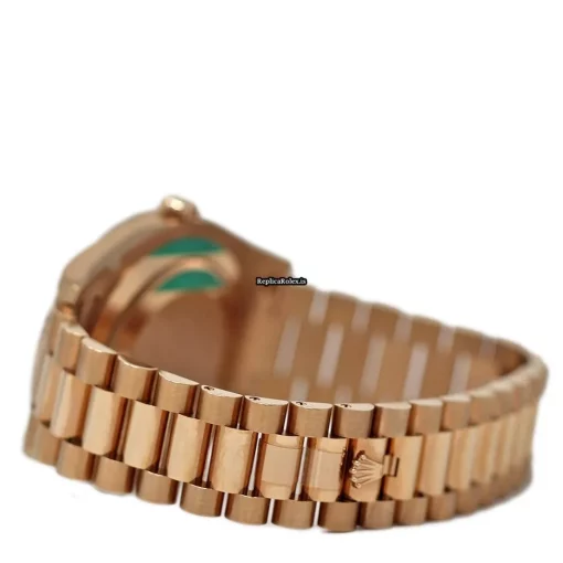Fine Replica Rolex Day-date II 218235 Caliber 3156 Automatic Movement 41mm Rose Gold Case Mens/unisex Watch - Image 3