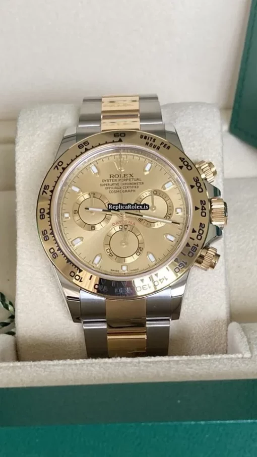 Luxury Replica Rolex Daytona 116503 Caliber 4130 Automatic Movement 40mm Gold/steel Case Mens/unisex Watch