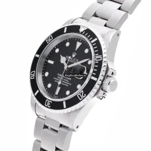 Excellent Fake Rolex Submariner Date 16610 Caliber 3135 Automatic Movement 40mm Steel Case Watch - Image 2