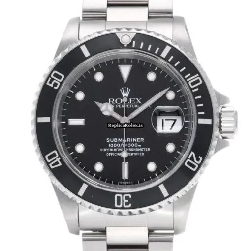 Excellent Fake Rolex Submariner Date 16610 Caliber 3135 Automatic Movement 40mm Steel Case Watch - Image 5