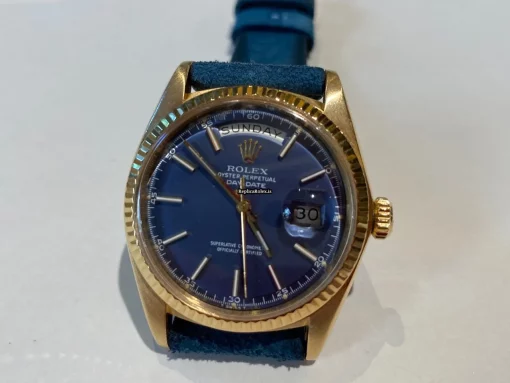 Defect Fake Rolex Day-date 36 1803 Caliber 1556 Automatic Movement 36mm Yellow Gold Case Mens/unisex Watch