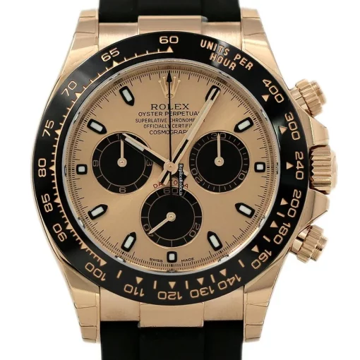 Terrific Replica Rolex Daytona 116515 Caliber 4130 Automatic Movement 40mm Rose Gold Case Mens/unisex Watch