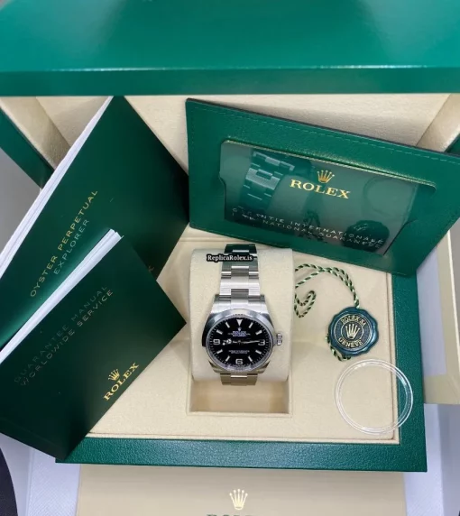Great Replica Rolex Explorer 124270 Caliber 3230 Automatic Movement 36mm Steel Case Mens/unisex Watch - Image 3