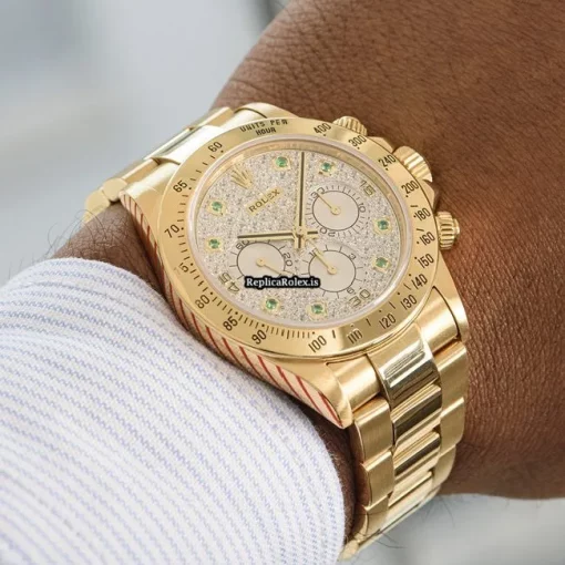 Superb Fake Rolex Daytona 16528 Automatic Movement 40mm Yellow Gold Case Mens/unisex Watch - Image 8