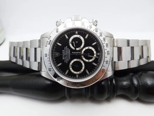 Lovely Fake Rolex Daytona 16520 Zenith El Primero Caliber 4030 Automatic Movement 40mm Steel Case Mens/unisex Watch - Image 9