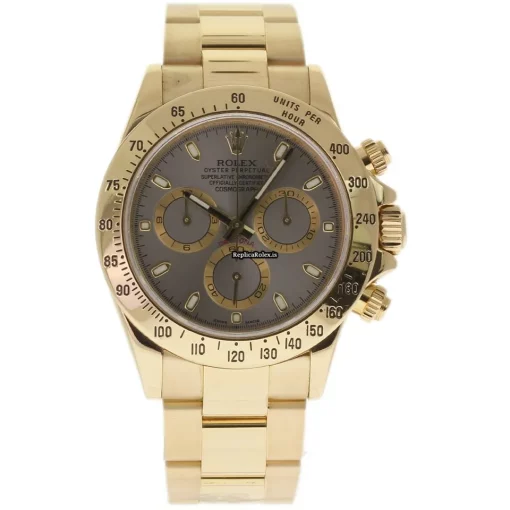 Incredible Replicas Rolex Daytona 116528 Caliber 4130 Automatic Movement 40mm Yellow Gold Case Mens/unisex Watch - Image 2