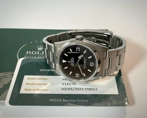 Aaa Knockoff Rolex Explorer 114270 Caliber 3130 Automatic Movement 36mm Steel Case Mens/unisex Watch - Image 8