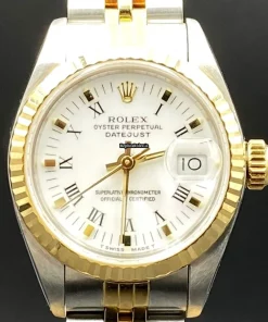 Aaa Fakes Rolex Lady-datejust 69173 Caliber 2135 Automatic Movement 26mm Gold/steel Case Womens Watch