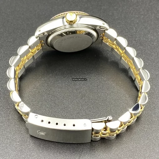 Aaa Fakes Rolex Lady-datejust 69173 Caliber 2135 Automatic Movement 26mm Gold/steel Case Womens Watch - Image 7
