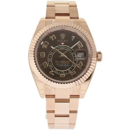 Great Replica Rolex Sky-dweller 326935 Caliber 9001 Automatic Movement 42mm Rose Gold Case Mens/unisex Watch - Image 2
