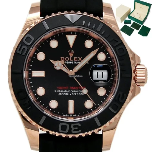 Distinctive Replica Rolex Yacht-master 126655 Caliber 3235 Automatic Movement 40mm Rose Gold Case Mens/unisex Watch
