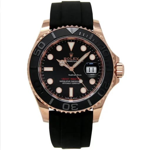 Distinctive Replica Rolex Yacht-master 126655 Caliber 3235 Automatic Movement 40mm Rose Gold Case Mens/unisex Watch - Image 2
