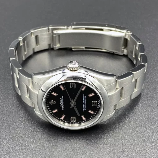 Attractive Replica Rolex Oyster Perpetual 31 177200 Caliber 2231 Automatic Movement 31mm Steel Case Womens Watch - Image 4