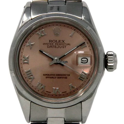 Neat Copy Rolex Oyster Perpetual Lady Date 6519 Automatic Movement 26mm Steel Case Womens Watch