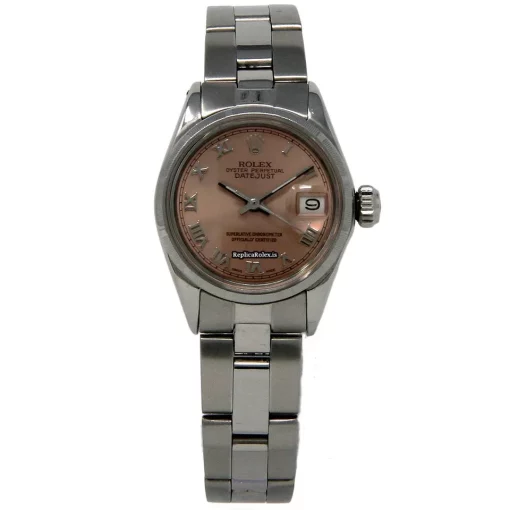 Neat Copy Rolex Oyster Perpetual Lady Date 6519 Automatic Movement 26mm Steel Case Womens Watch - Image 2