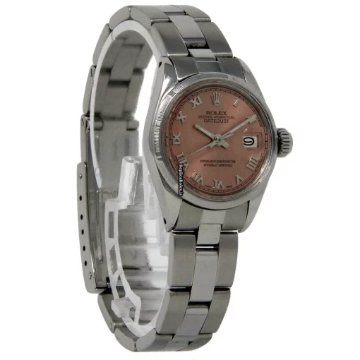 Neat Copy Rolex Oyster Perpetual Lady Date 6519 Automatic Movement 26mm Steel Case Womens Watch - Image 5
