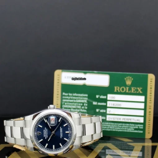 Offering Replica Rolex Datejust 116200 Caliber 3135 Automatic Movement 36mm Steel Case Mens/unisex Watch - Image 2