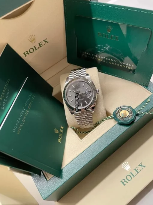 Great Fake Rolex Datejust 126334 Caliber 3235 Automatic Movement 41mm White Gold Case Mens/unisex Watch