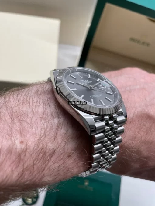 Great Fake Rolex Datejust 126334 Caliber 3235 Automatic Movement 41mm White Gold Case Mens/unisex Watch - Image 14