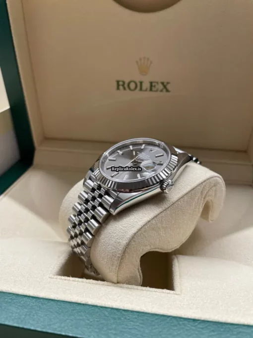 Great Fake Rolex Datejust 126334 Caliber 3235 Automatic Movement 41mm White Gold Case Mens/unisex Watch - Image 5