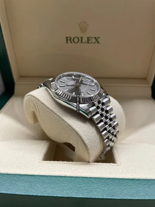 Great Fake Rolex Datejust 126334 Caliber 3235 Automatic Movement 41mm White Gold Case Mens/unisex Watch - Image 6